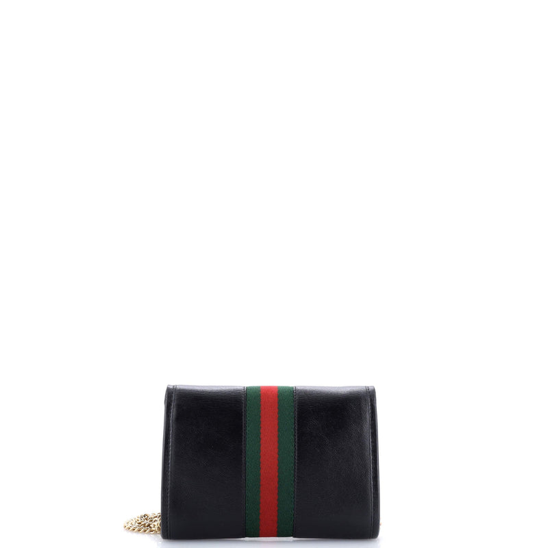 Rajah Web Chain Shoulder Bag Leather