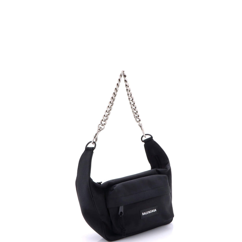 Raver Chain Shoulder Bag Canvas
