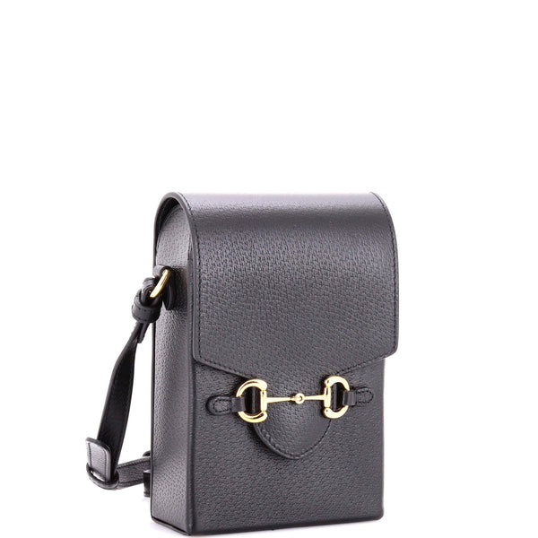 Horsebit Crossbody Bag Leather Mini