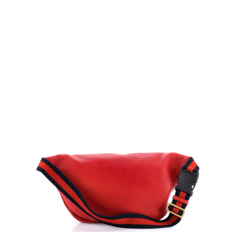Logo Belt Bag Printed Leather Medium