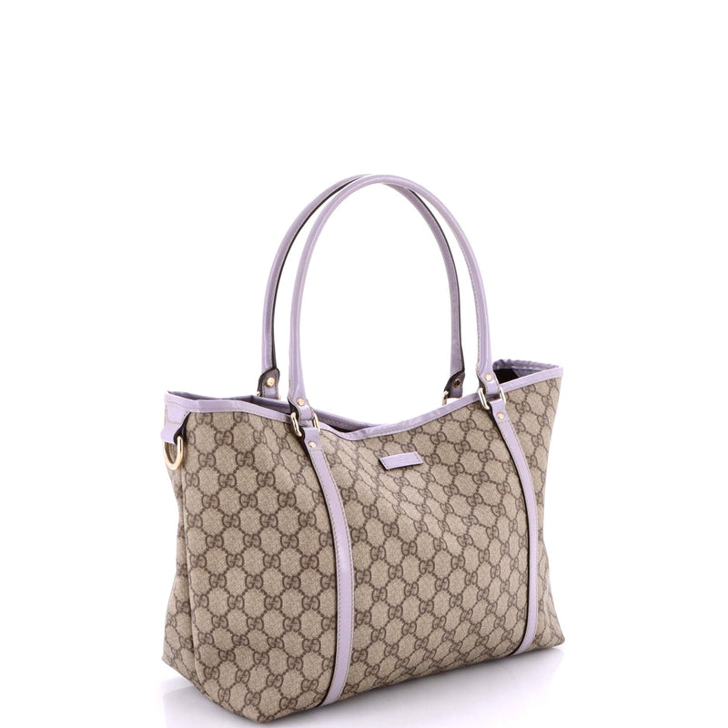 Joy Tote Gg Coated Canvas With Leather