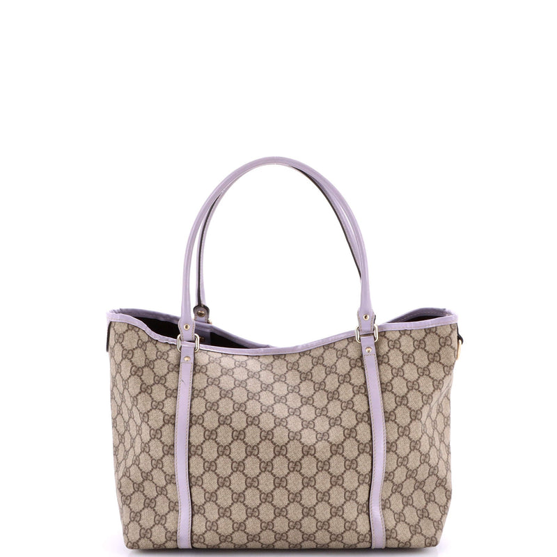 Joy Tote Gg Coated Canvas With Leather