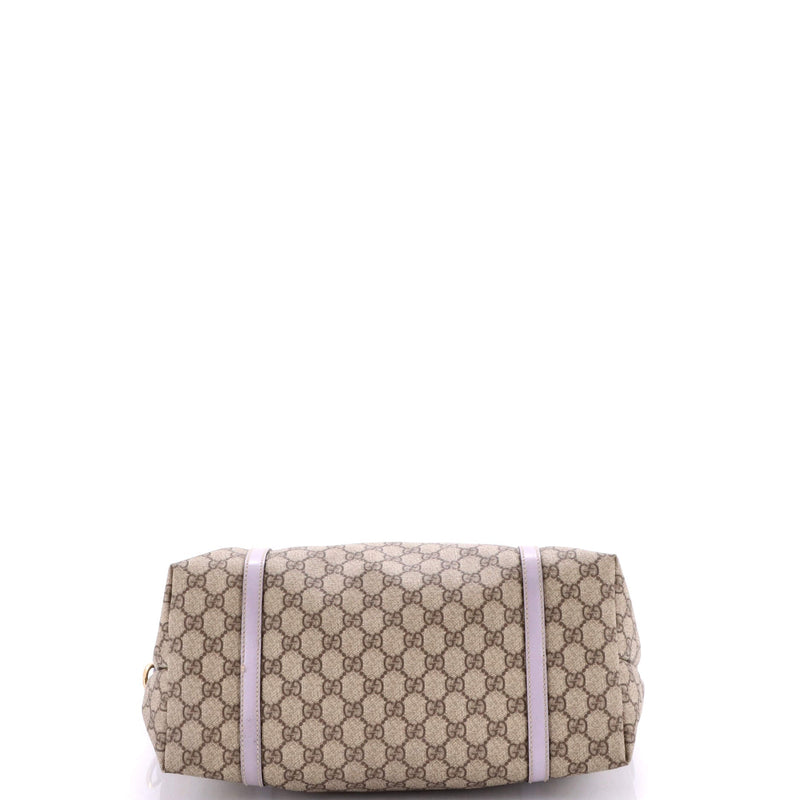 Joy Tote Gg Coated Canvas With Leather