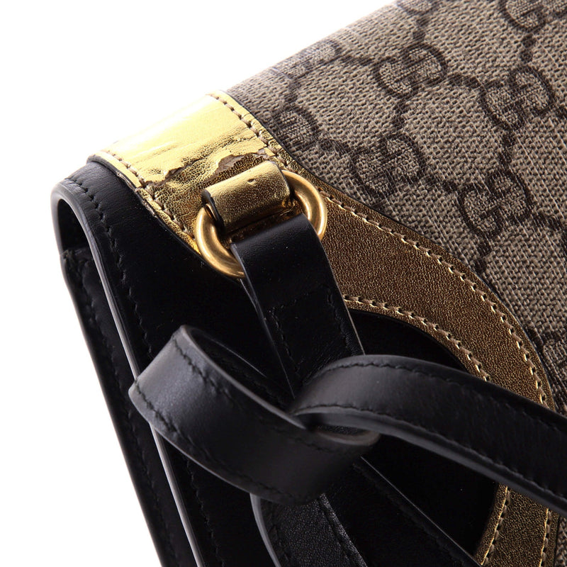 Osiride Shoulder Bag Gg Coated Canvas