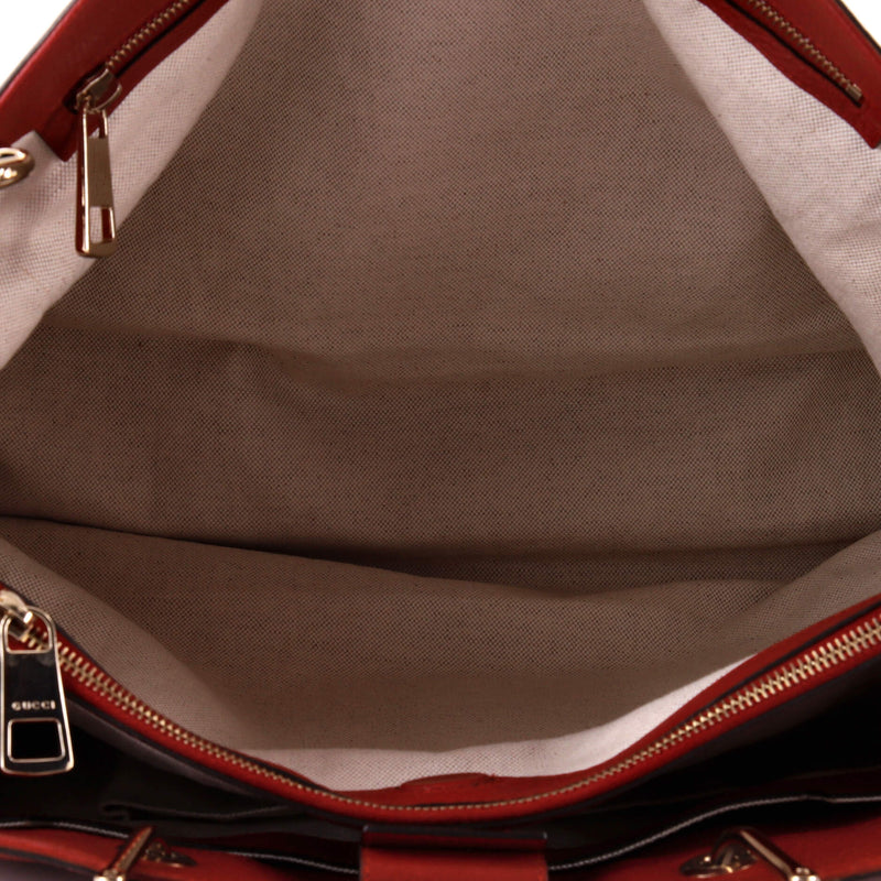 Bamboo Shopper Tote Leather Large