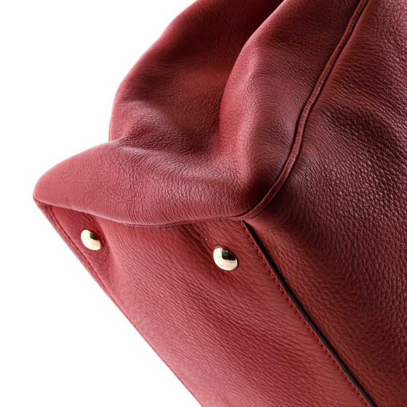 Bamboo Shopper Tote Leather Large
