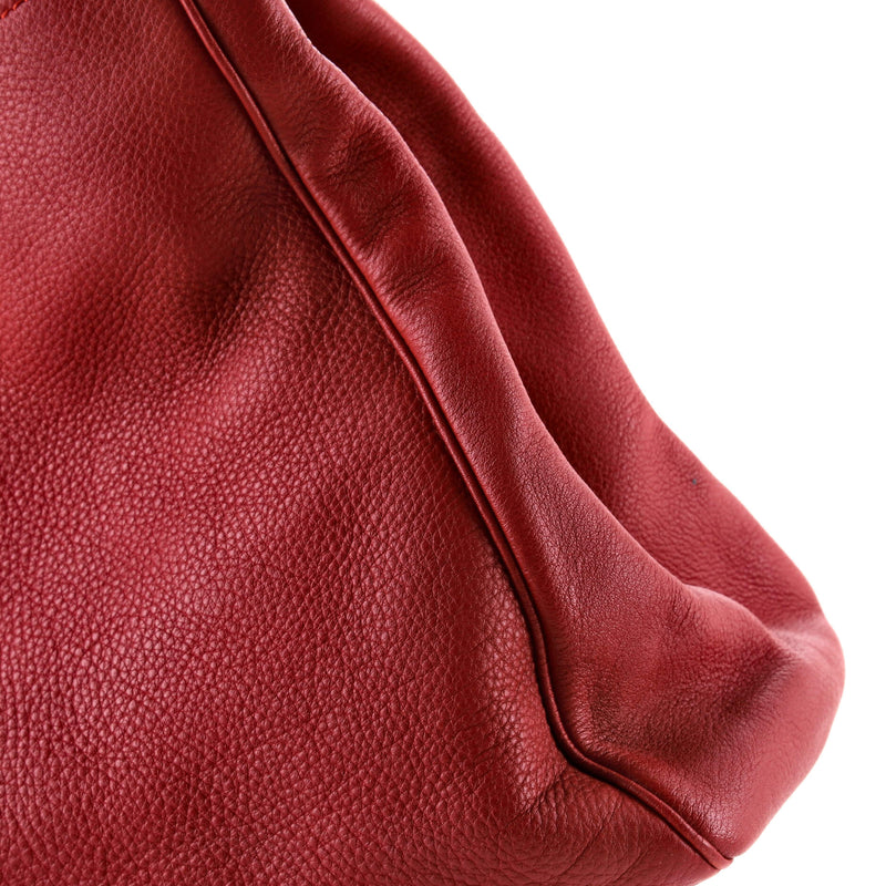 Bamboo Shopper Tote Leather Large
