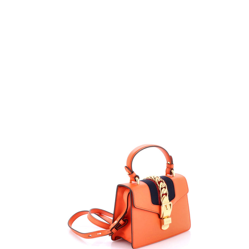 Sylvie Top Handle Bag Leather Mini