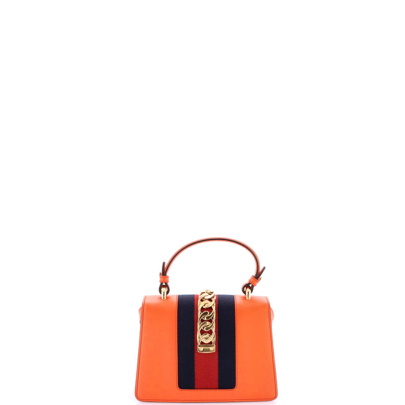 Sylvie Top Handle Bag Leather Mini