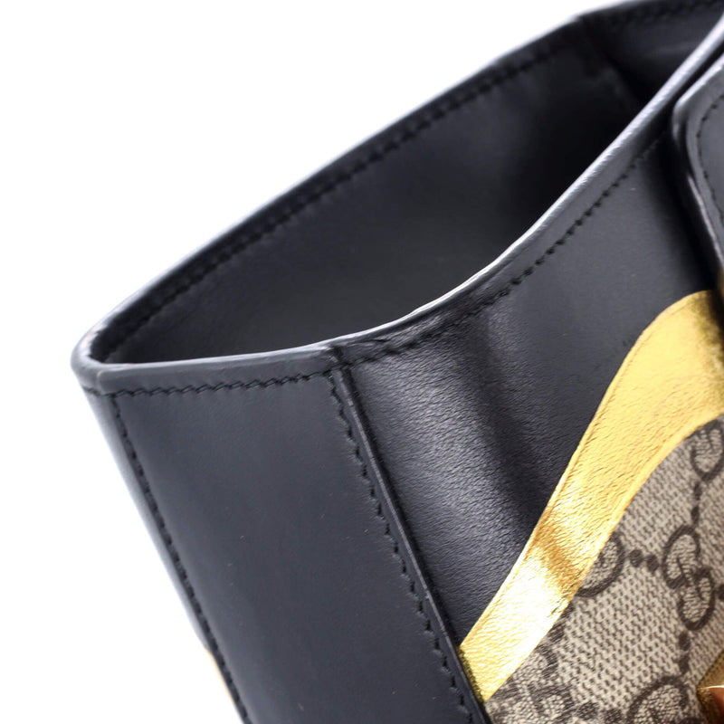 Padlock Shoulder Bag Gg Coated Canvas