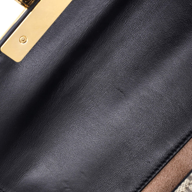 Padlock Shoulder Bag Gg Coated Canvas