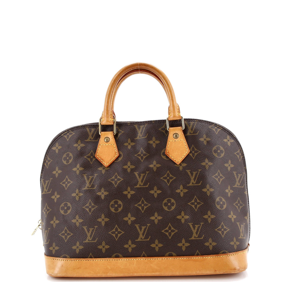 Louis Vuitton Alma Handbag Canvas Pm