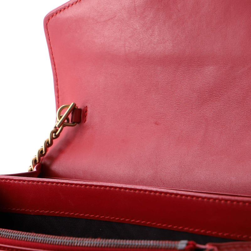 Gg Marmont Chain Wallet Matelasse