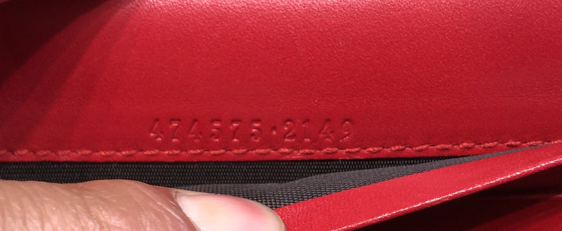 Gg Marmont Chain Wallet Matelasse