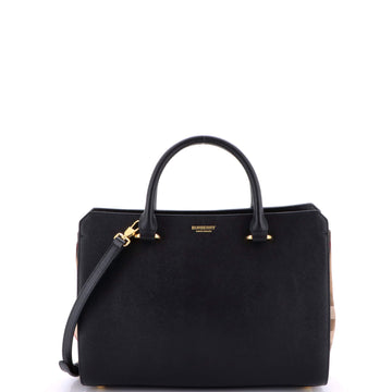 Banwell Tote Leather And House Check