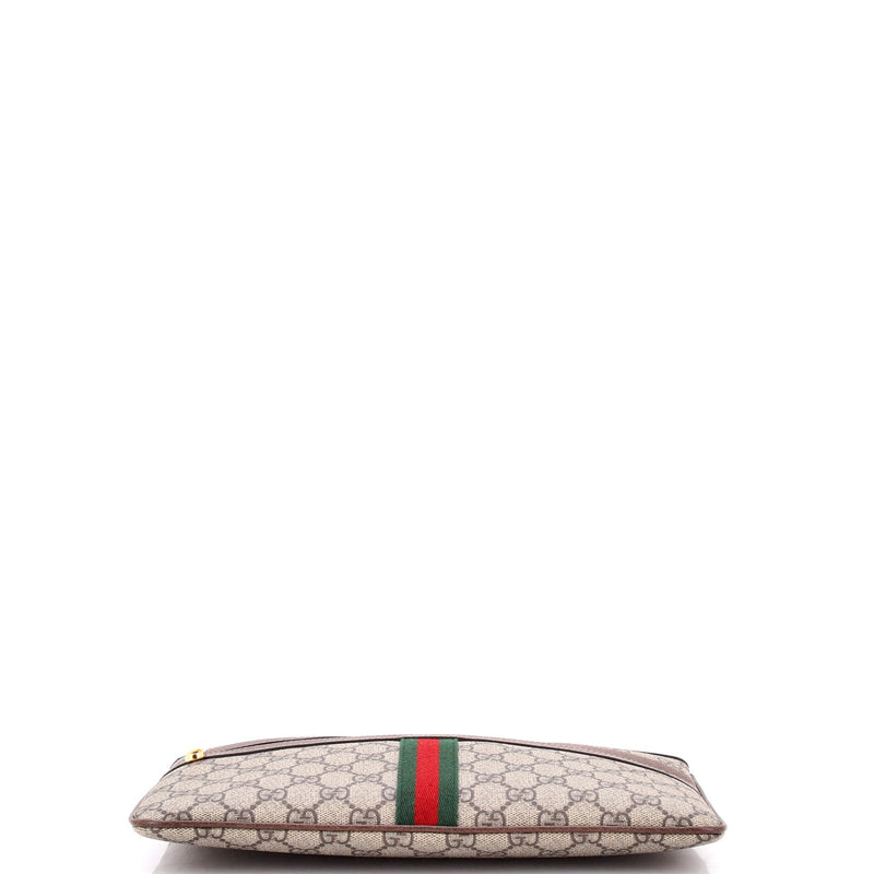 Ophidia Zip Pouch Gg Coated Canvas Large