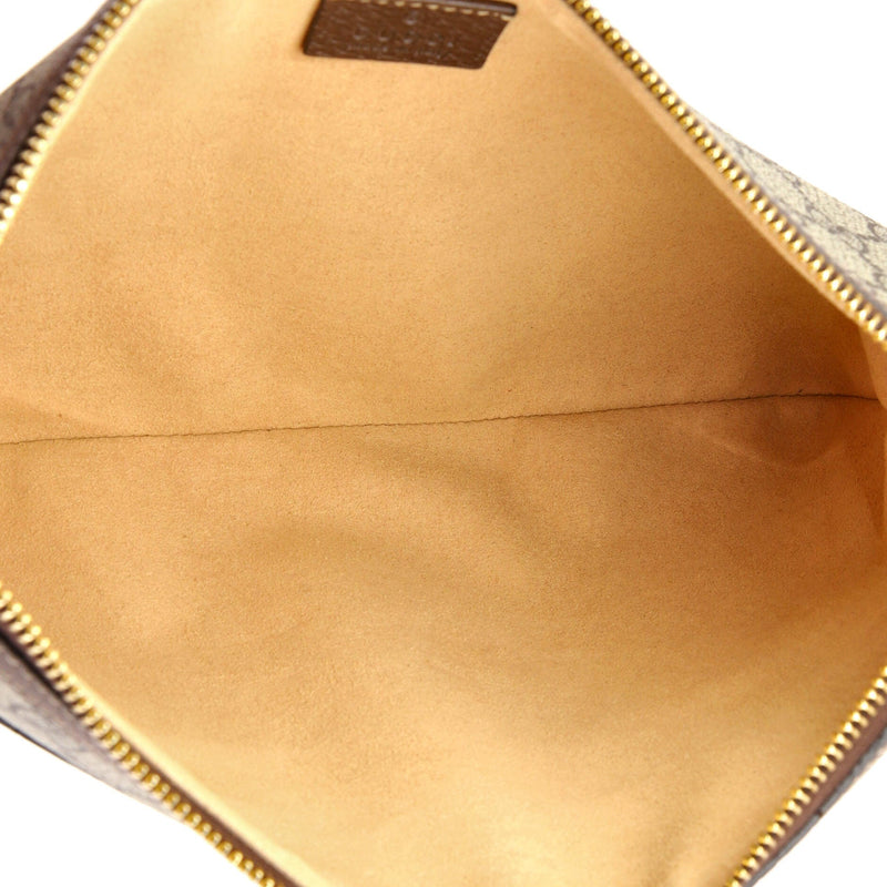 Ophidia Zip Pouch Gg Coated Canvas Large