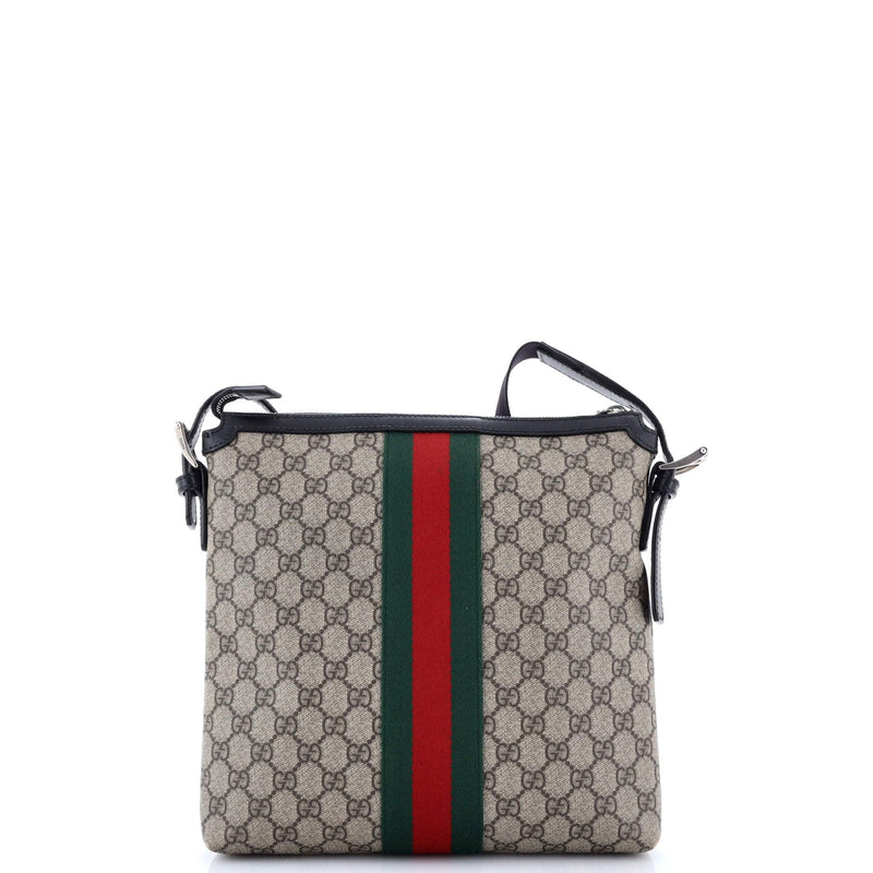 Web Messenger Bag Gg Coated Canvas
