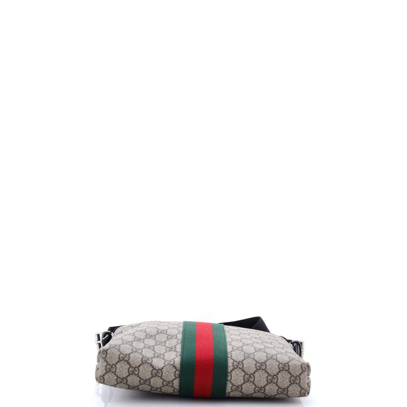 Web Messenger Bag Gg Coated Canvas