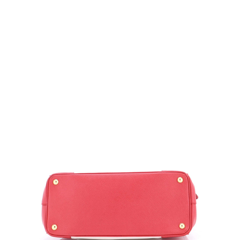 Bicolor Double Zip Lux Tote Saffiano