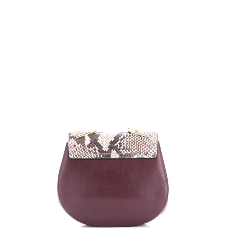 Drew Crossbody Bag Python And Suede
