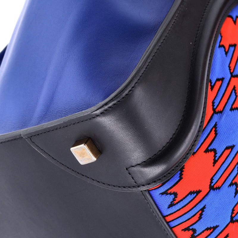 Luggage Bag Printed Textile And Leather