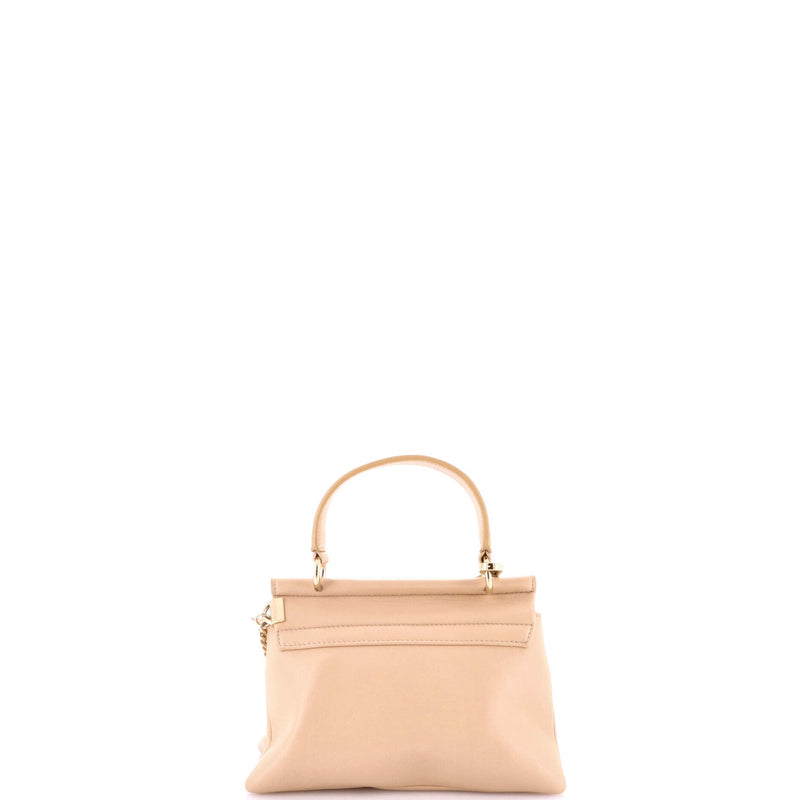 Faye Top Handle Bag Leather Small