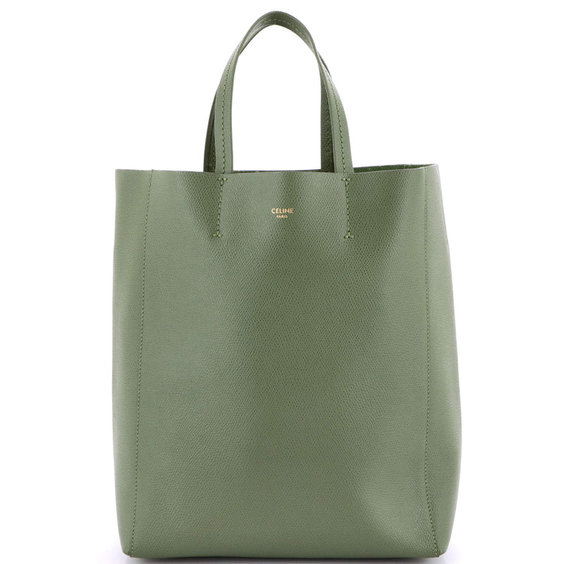 Vertical Cabas Tote Grained Calfskin