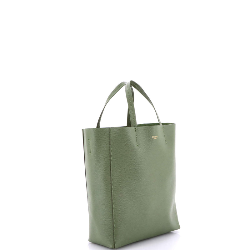 Vertical Cabas Tote Grained Calfskin