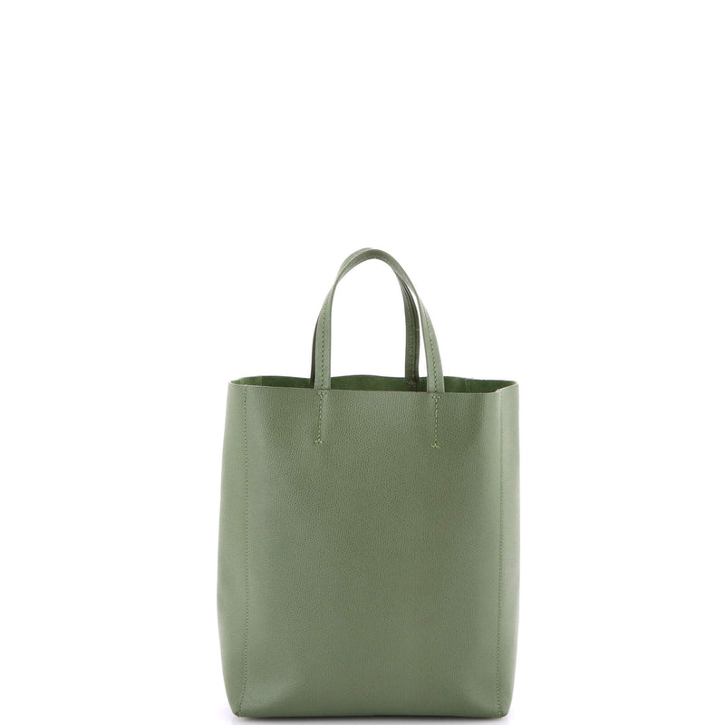 Vertical Cabas Tote Grained Calfskin