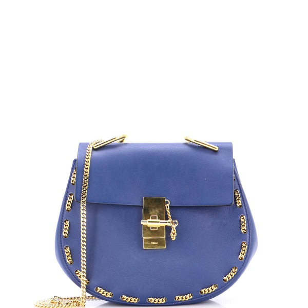 Drew Crossbody Bag Chain Embellished