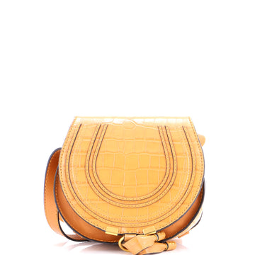 Marcie Crossbody Bag Crocodile Embossed