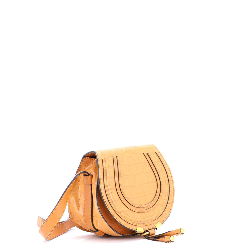 Marcie Crossbody Bag Crocodile Embossed