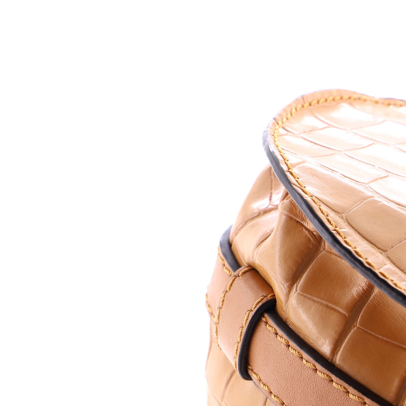 Marcie Crossbody Bag Crocodile Embossed