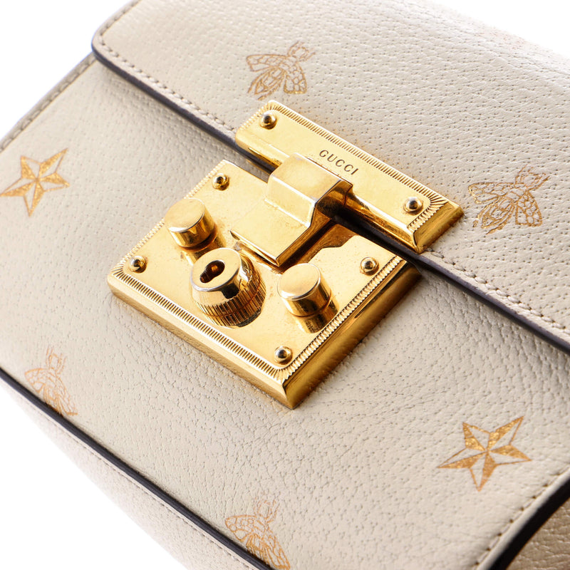 Padlock Shoulder Bag Printed Leather