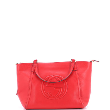 Soho Convertible Top Handle Bag Leather