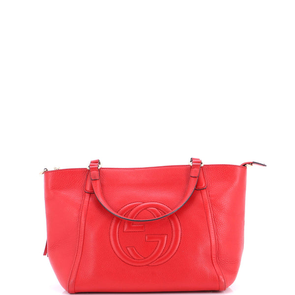 Soho Convertible Top Handle Bag Leather