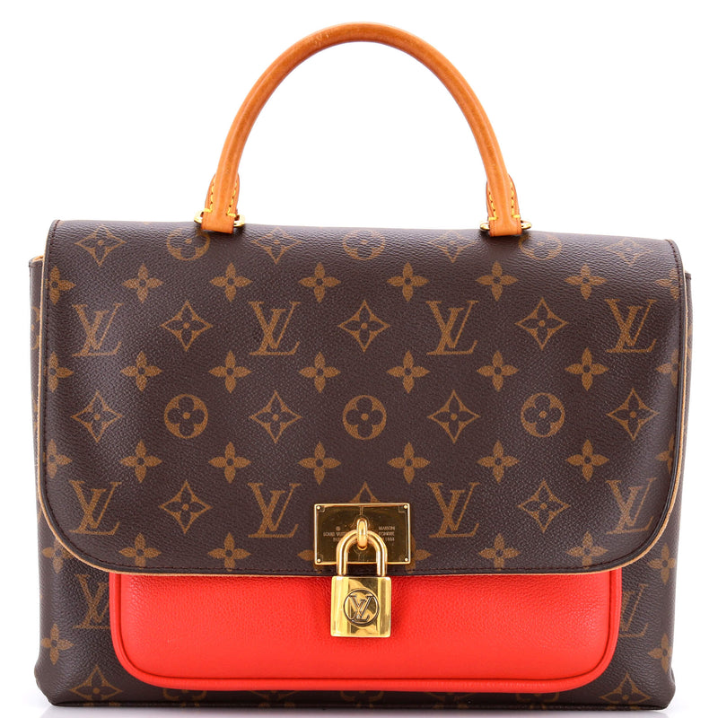 Marignan Handbag Canvas With Leather