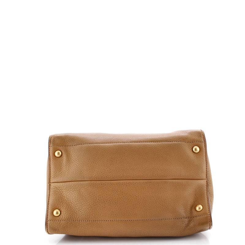 Convertible Shopping Tote Vitello Daino