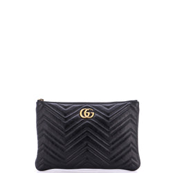 Gg Marmont Clutch Matelasse Leather