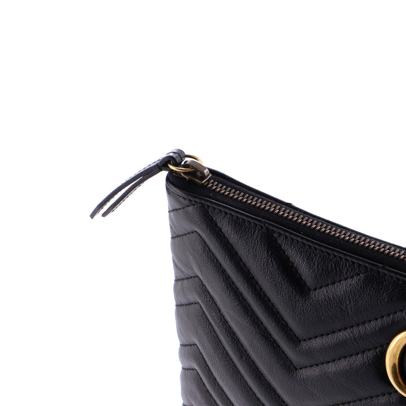 Gg Marmont Clutch Matelasse Leather