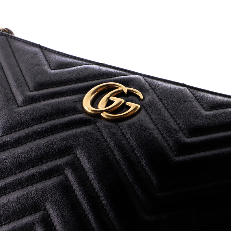 Gg Marmont Clutch Matelasse Leather