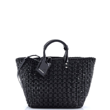 Bistro Panier Bag Woven Faux Leather