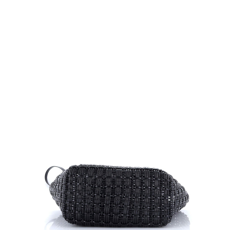 Bistro Panier Bag Woven Faux Leather