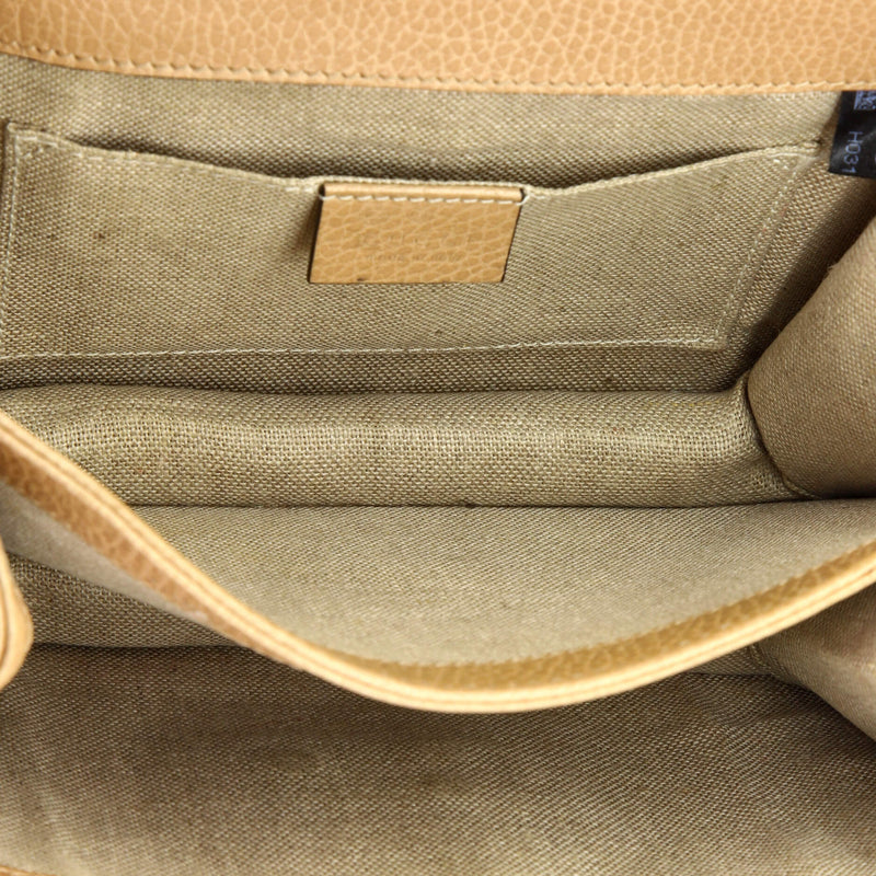 Interlocking Shoulder Bag Leather Small