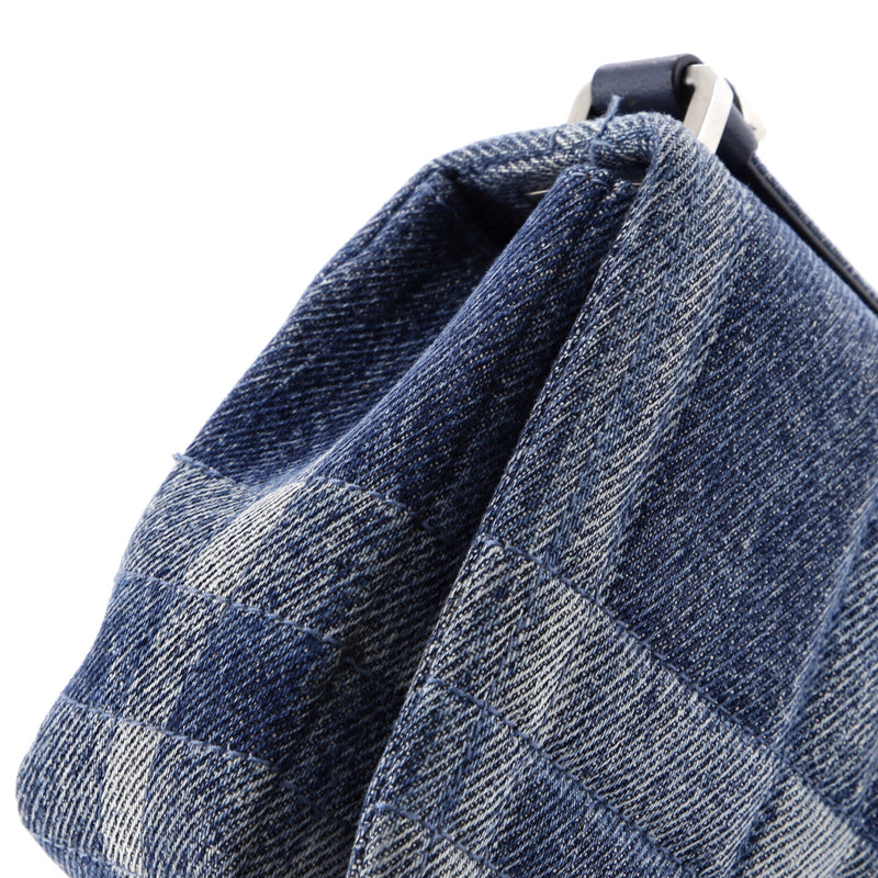 Lola Crossbody Bag Quilted Printed Denim