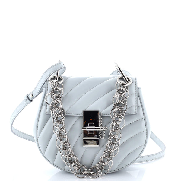 Drew Bijou Crossbody Bag Quilted Leather