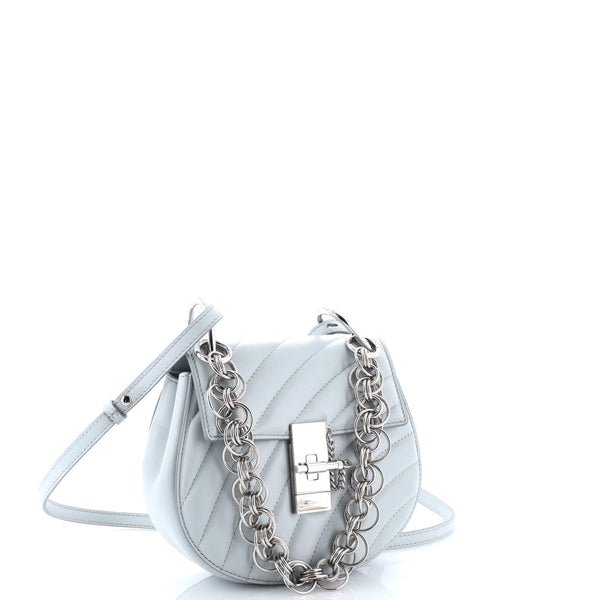 Drew Bijou Crossbody Bag Quilted Leather