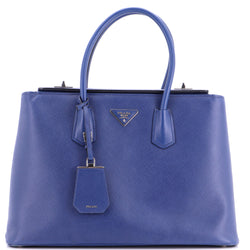 Turnlock Cuir Twin Tote Saffiano Leather