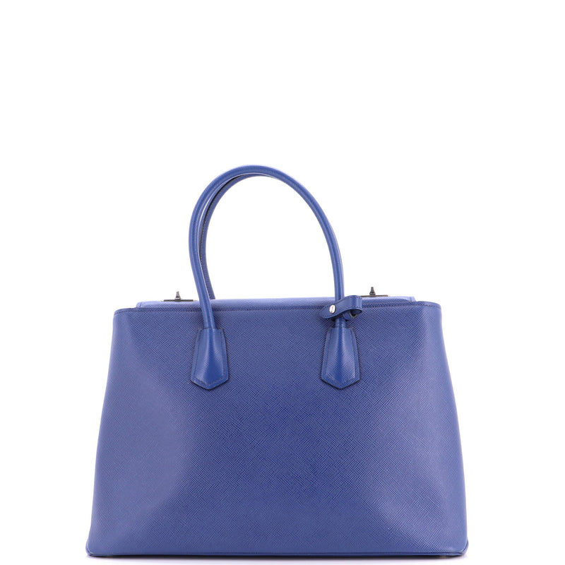 Turnlock Cuir Twin Tote Saffiano Leather
